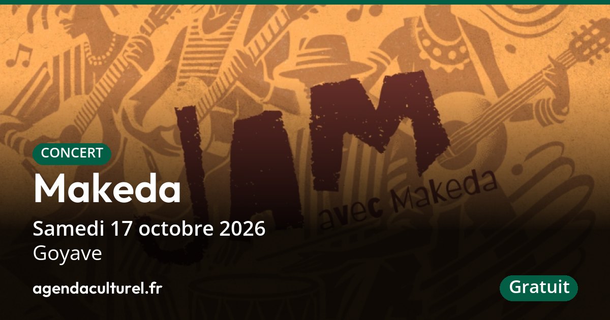 Makeda à Goyave le 17 octobre 2026, concert jazz et blues