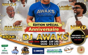 La Hot Session Mix Édition Spéciale Anniversaire DJ Awaks