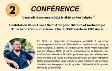L'habitation Belle-allée à Saint-François : Histoire et archéologie d'une habitation sucrerie de la fin du XVIIe au XIXe siècle.