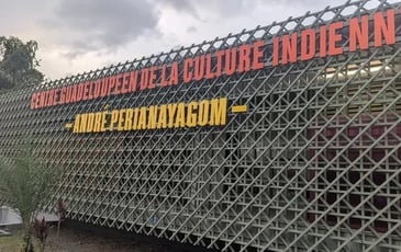 Visite guidée du Centre Guadeloupéen de la Culture Indienne, André Périanayagom