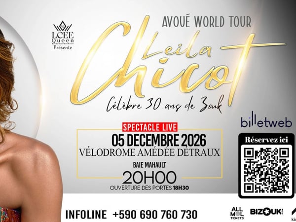 Leïla Chicot et 30 Ans de Zouk Avoué World Tour